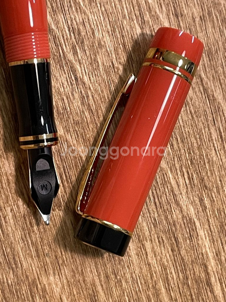 파카 만년필 듀오폴드 인터내셔널 1세대 오렌지 18K--8