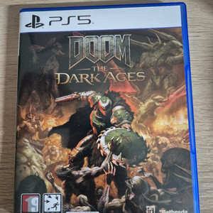 PS5 둠 다크에이지 팝니다(반택 포함)