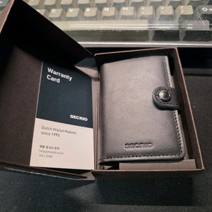 시크리드 미니월렛 카드지갑 빈티지 블랙