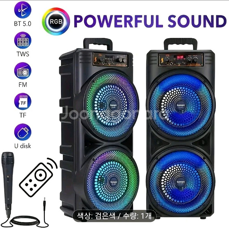 블루투스 스피커 노래방 스피커 라디오 스피커 새상품 팝--1