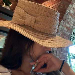 고걸 리본 라탄햇 미착용제품