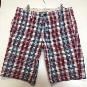 아베크롬비 & 피치 체크 반바지 (W32)