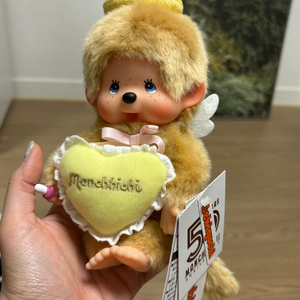 (한정판) 몬치치 50주년 인형 엔젤 천사 하트