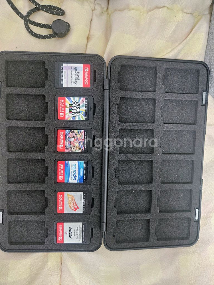 닌텐도 스위치 oled 스플래툰 에디션 + 칩7종--1