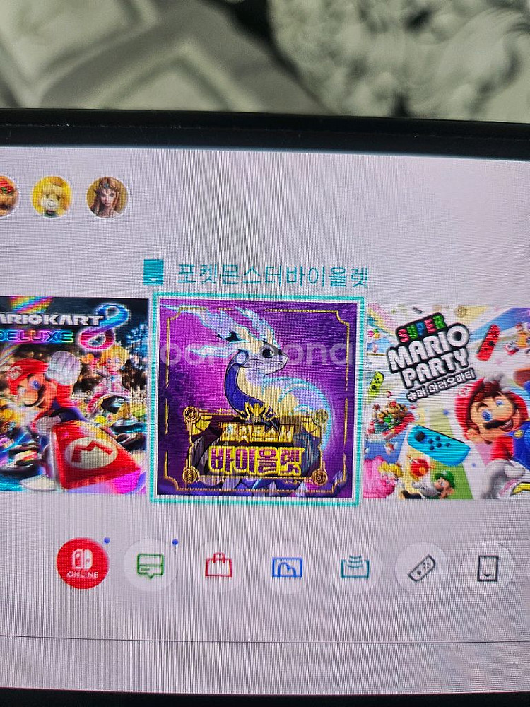 닌텐도 스위치 oled 스플래툰 에디션 + 칩7종--4