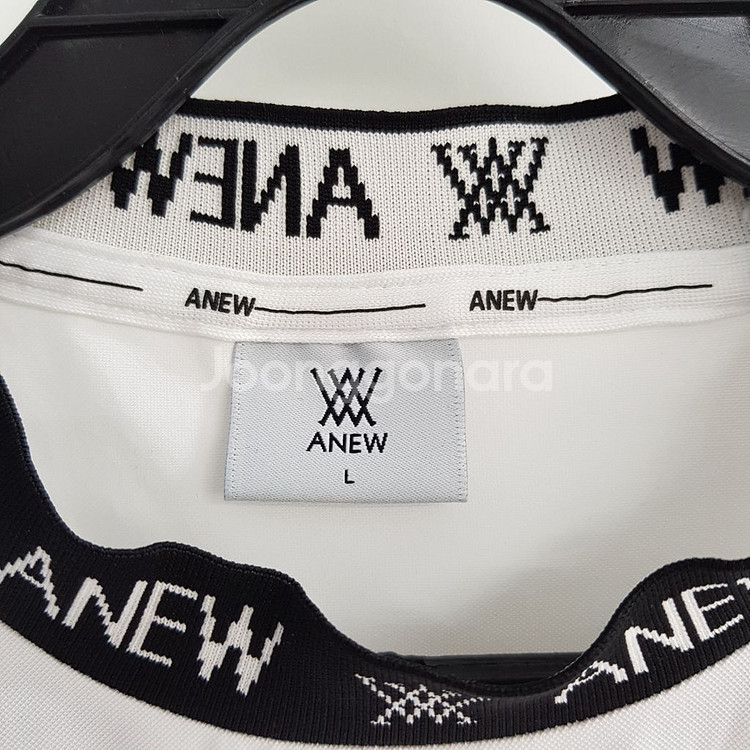 어뉴골프(ANEW) 로고티셔츠--5