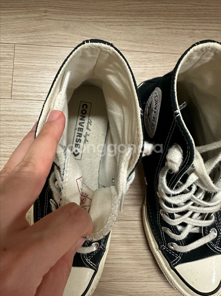 컨버스 척 70 클래식 블랙 240사이즈--2