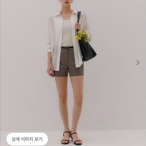 Sie 시에 에디 코튼 하프팬츠 s 에토프 24ss