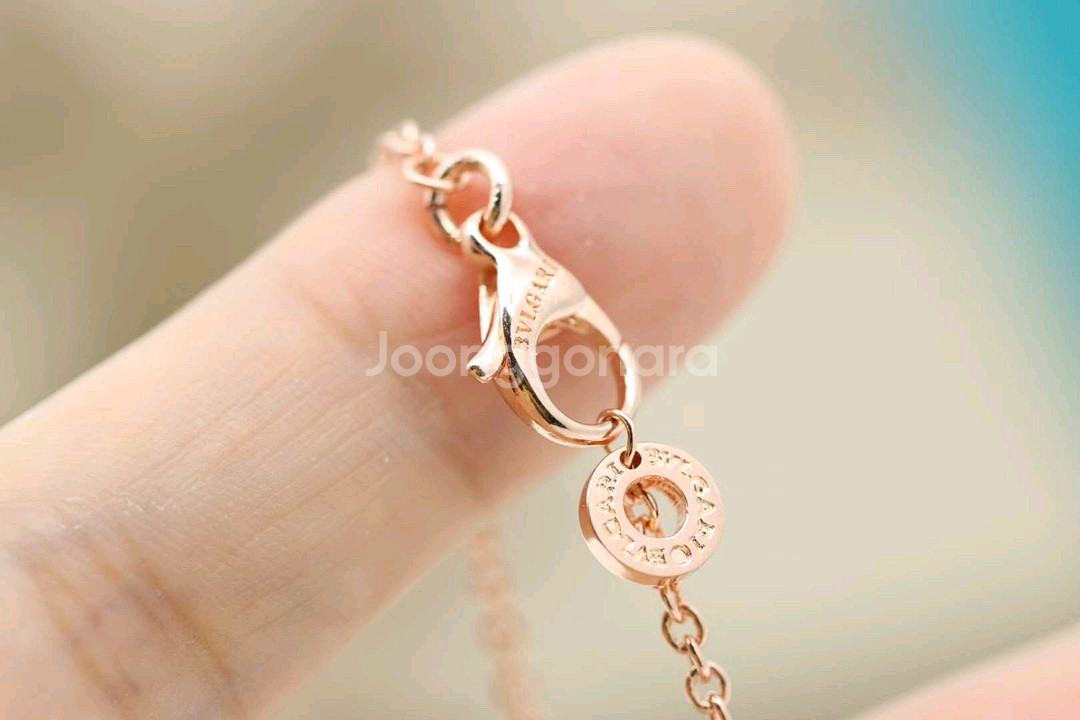 Bvlgari 불가리 로즈 골드 화이트 세라믹 팔찌--2