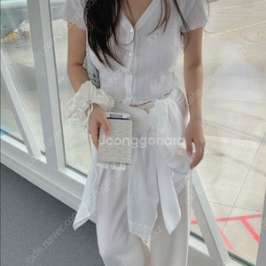 샵리즈leeds ayla frill cardigan