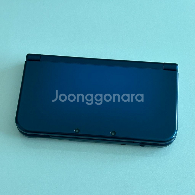 닌텐도 NEW 3DS XL 메탈릭블루 박스셋+충전기--2