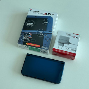 닌텐도 NEW 3DS XL 메탈릭블루 박스셋+충전기
