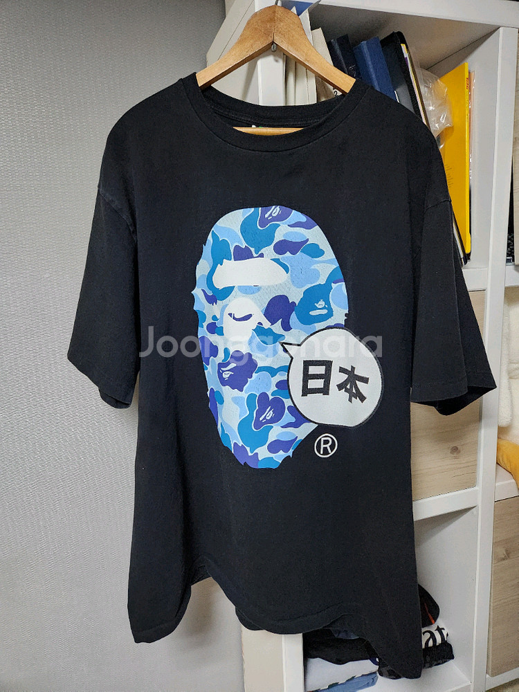 베이프 BAPE 재팬 빅 에이프 헤드 티셔츠 카모--0