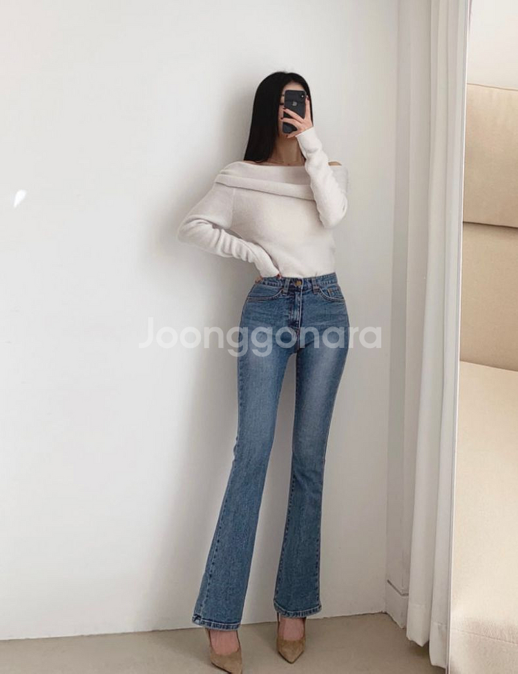 디프린지 중청 부츠컷 한번입음(모하쇼핑몰 슬림부츠컷)--0