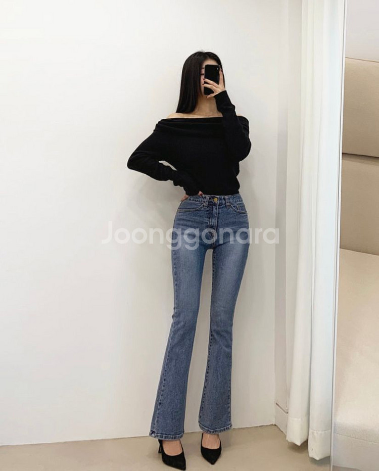 디프린지 중청 부츠컷 한번입음(모하쇼핑몰 슬림부츠컷)--2