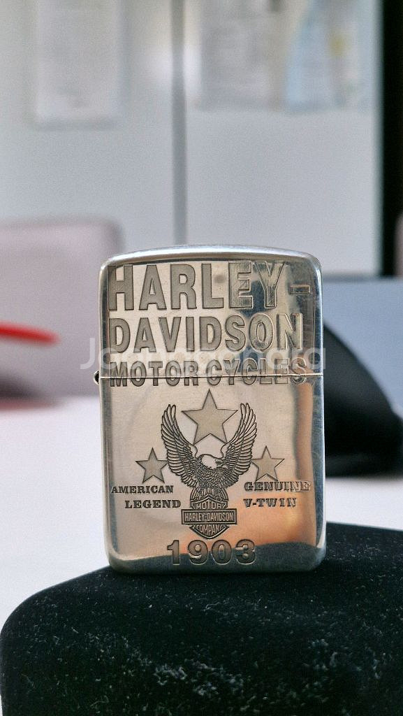 zippo 할리데이비슨 순은지포라이터 한정판--0