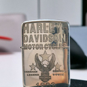 zippo 할리데이비슨 순은지포라이터 한정판
