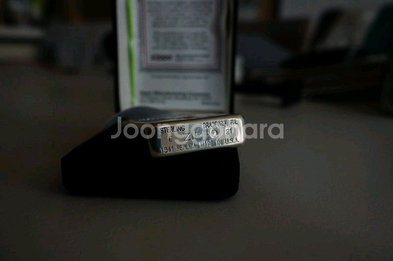 zippo 할리데이비슨 순은지포라이터 한정판--3