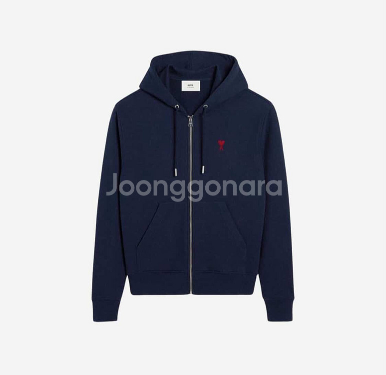(새상품) 아미 후드집업 네이비 XL--0