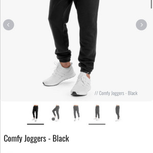 Rise Comfy 조거 블랙 S