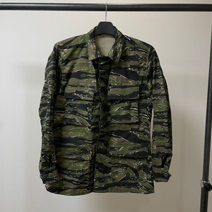 (S) 프로퍼 타이거카모 BDU 밀리터리 자켓