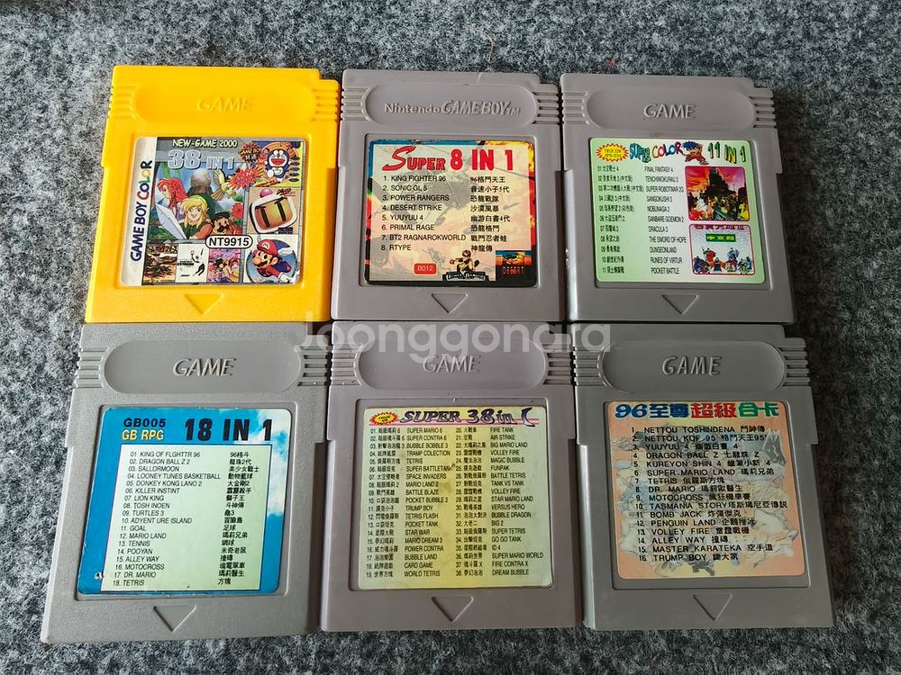 닌텐도 gb gbc 게임보임 게임팩 학집팩 포켓몬스터--3