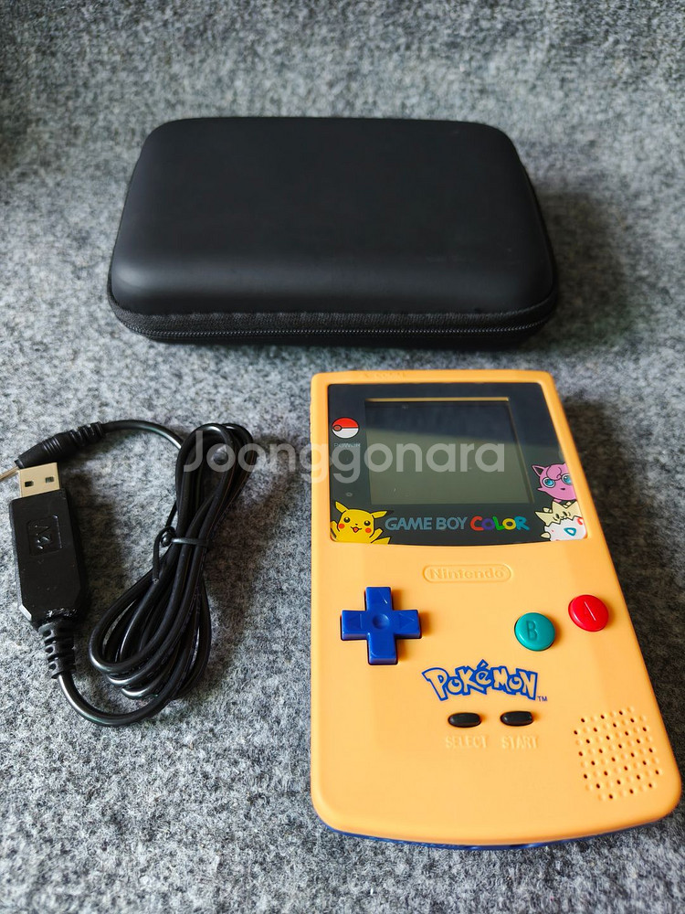 GBC 게임보이 컬러 IPS개조 백라이트 피카추--2