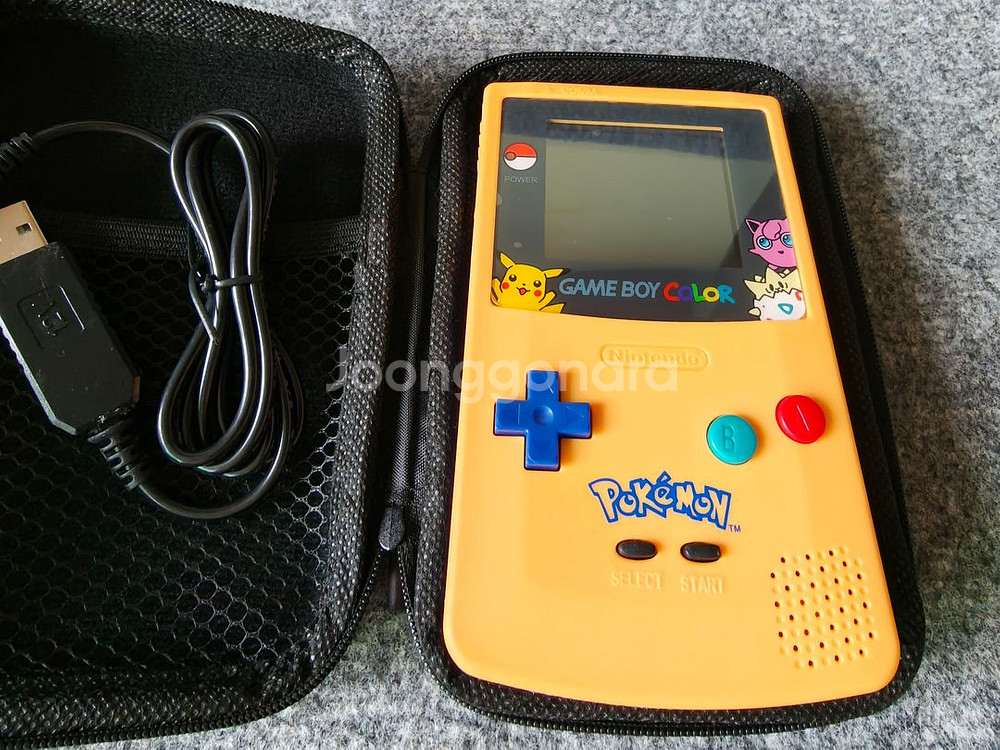 GBC 게임보이 컬러 IPS개조 백라이트 피카추--0