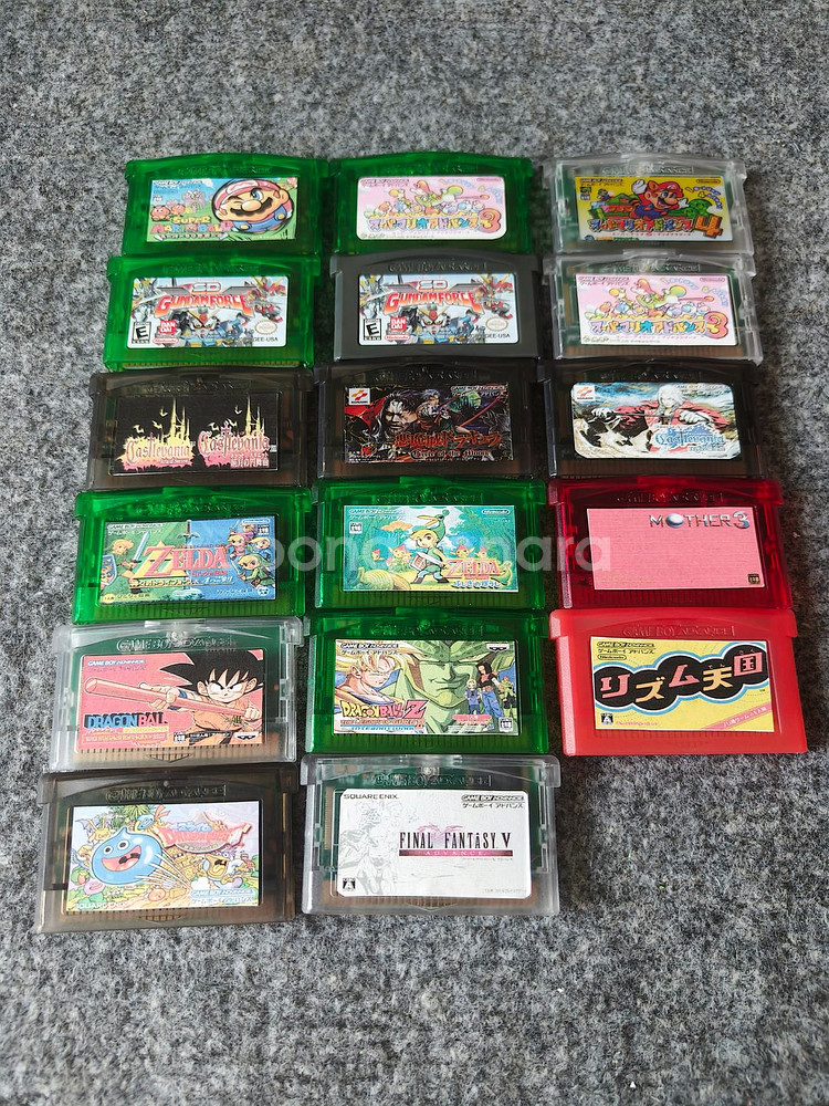 게임보이 어드밴스 GBA 게임팩 영어판--0
