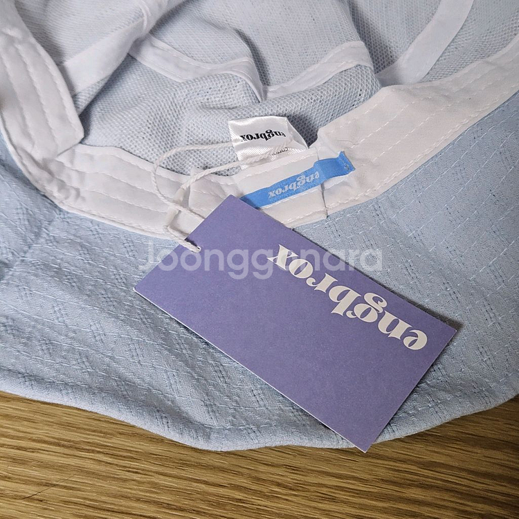 [미사용]앵브록스 스트랩 와이드 버킷햇 모자--9