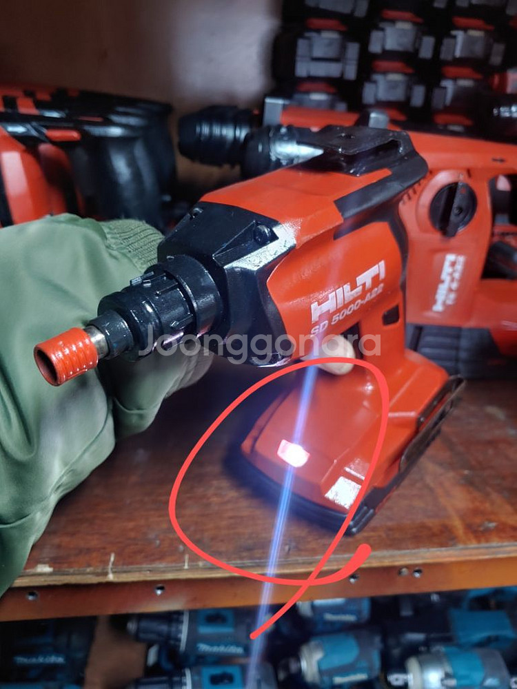 [HILTI]힐티매거진드릴SD5000 2세대신형 본체만--2