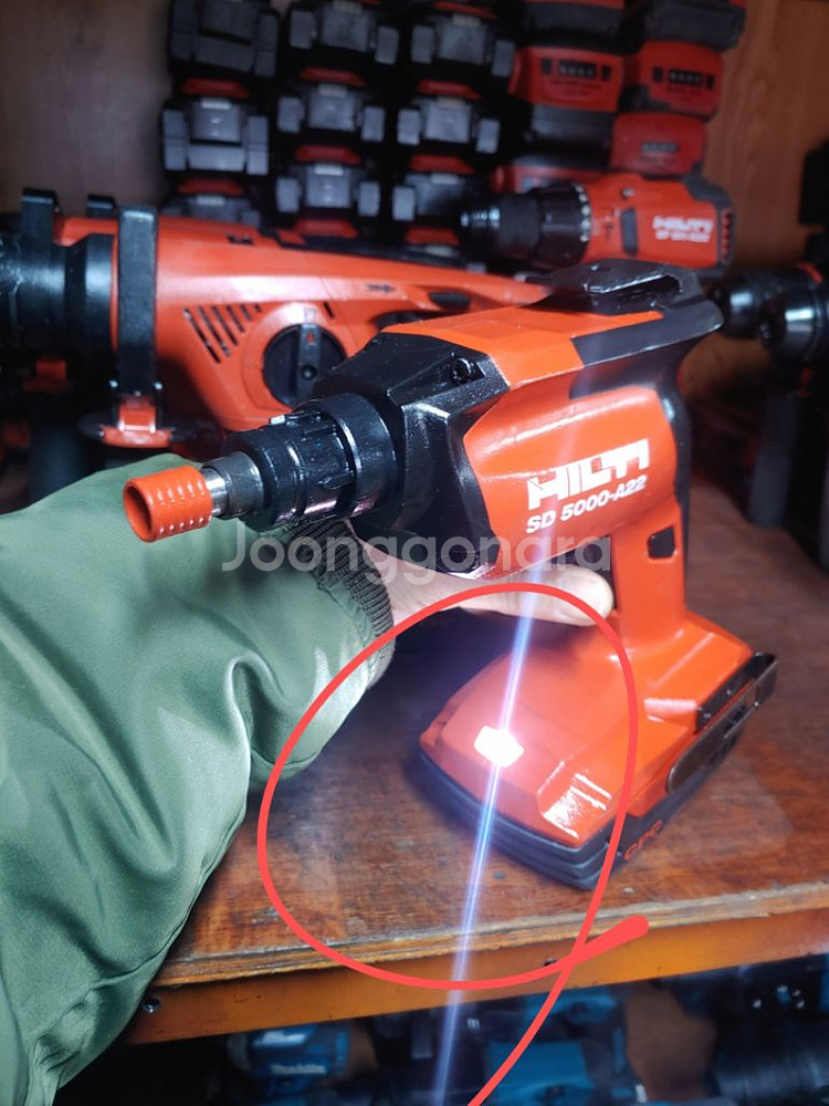[HILTI]힐티매거진드릴SD5000 2세대신형 본체만--5