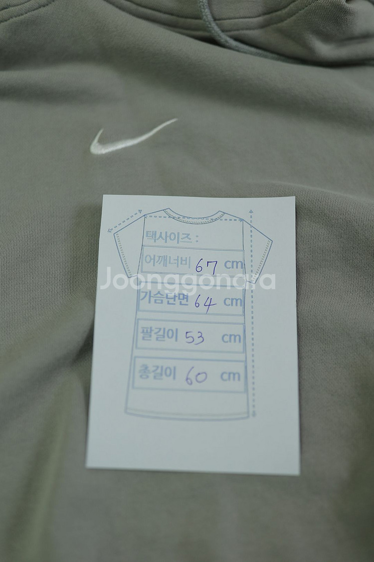 나이키 스우시 오버핏 후드티/루즈핏/ 남녀공용--4