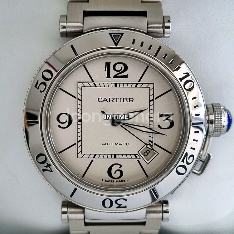 까르띠에 파샤 씨타이머 40mm 오토(오버홀 완료)--0