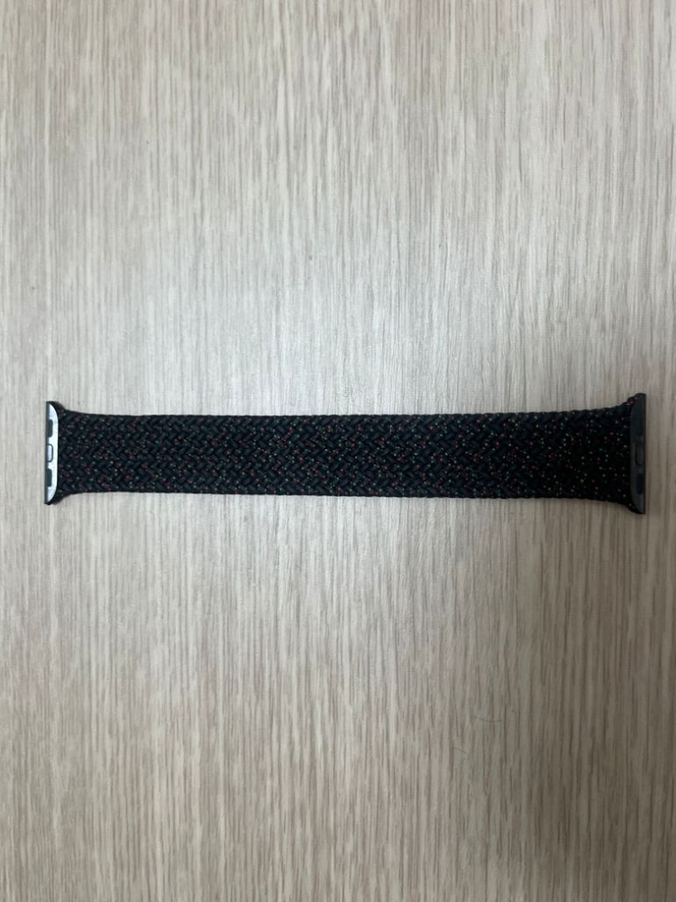 애플워치 브레이드 솔로루프 미드나잇 블루 블랙 이미지