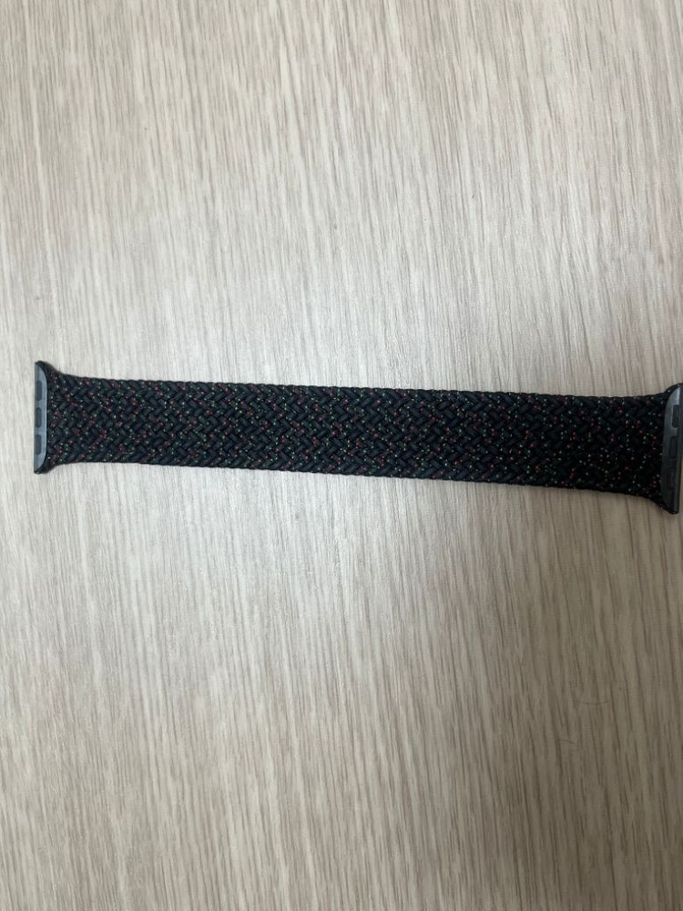 애플워치 브레이드 솔로루프 미드나잇 블루 블랙 이미지