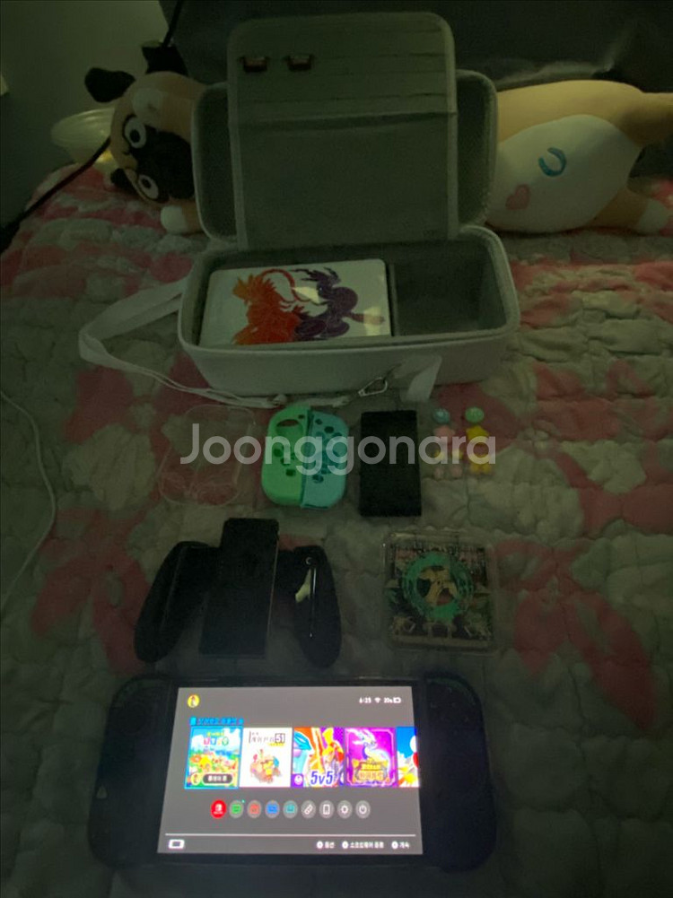 닌텐도스위치OLED 바이올렛&스칼렛 팝니다--4