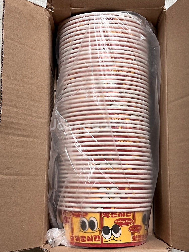 라면조리기 용기 한강라면용기 일회용 라면용기--0