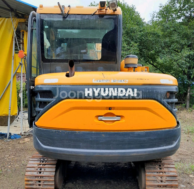 현대 HX60 17년식 집게장착 중고 02 굴삭기--4
