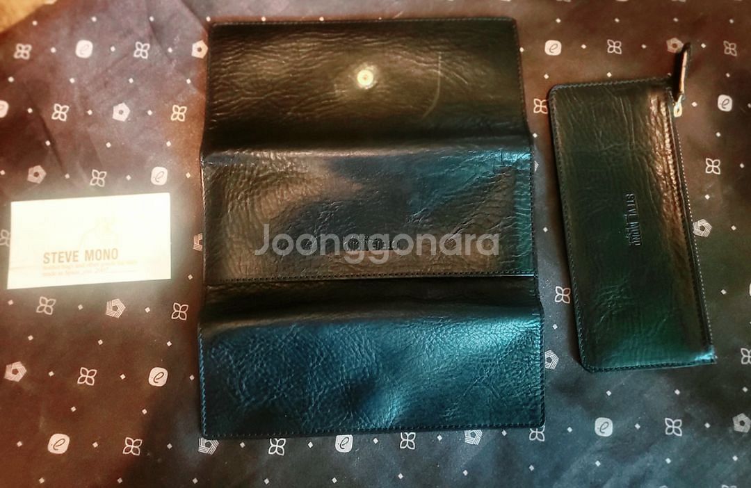 [미사용 새상품] 스티브모노 가죽 장지갑--9
