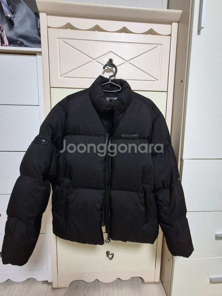 90 디스커버리 블랙점퍼 패딩--8