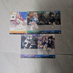 승리의 여신 니케 TCG 카드 5장 일괄