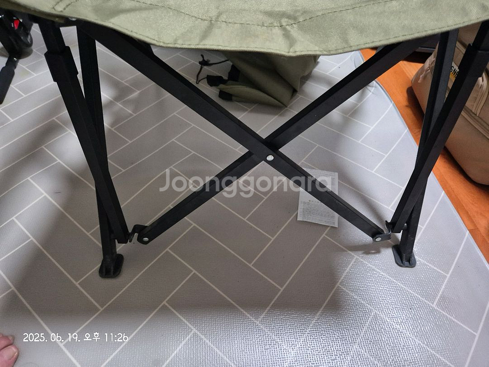 레토 릴렉스 롱 캠핑 의자 카키--2