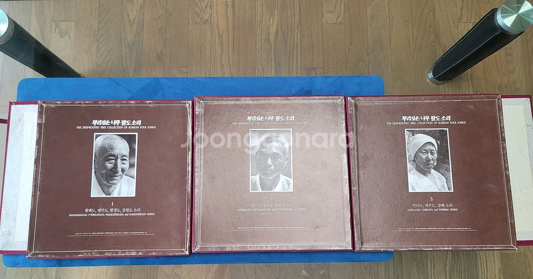 뿌리깊은나무 팔도소리 LP판세트--1