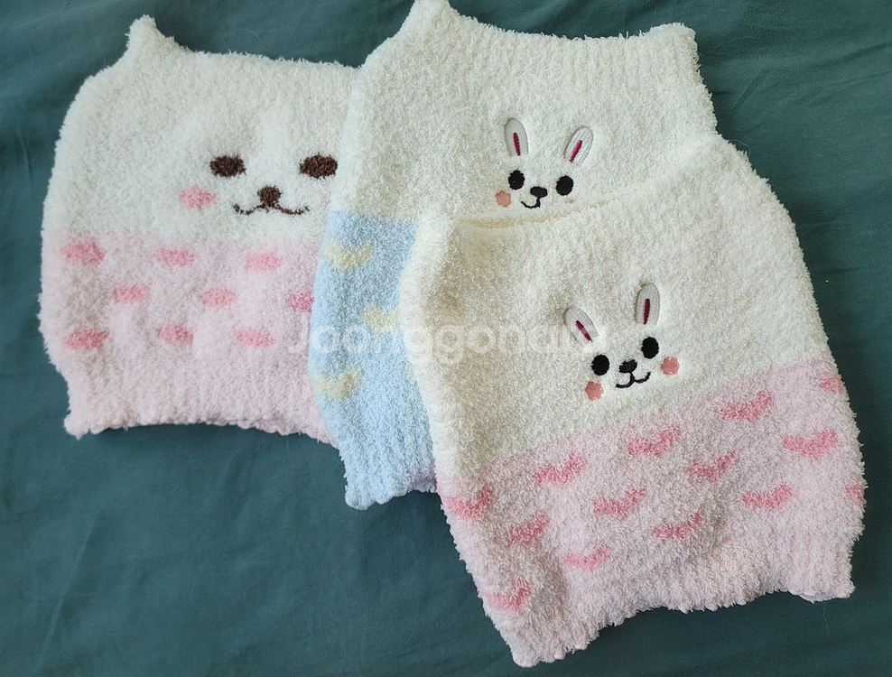 러브핑코 캐릭터 여성 배워머(보온복대) 새상품 일괄3개--0