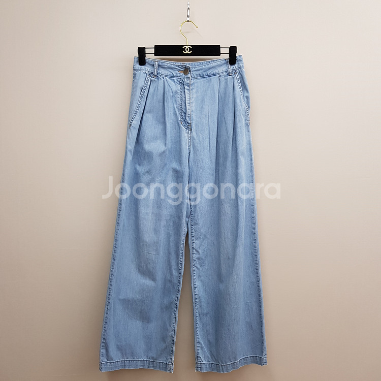 질스튜어트 2021 와이드핏 데님 팬츠 M사이즈--0