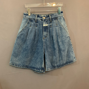 S 마리떼프랑소와저버 투턱 데님 버뮤다 팬츠 반바지
