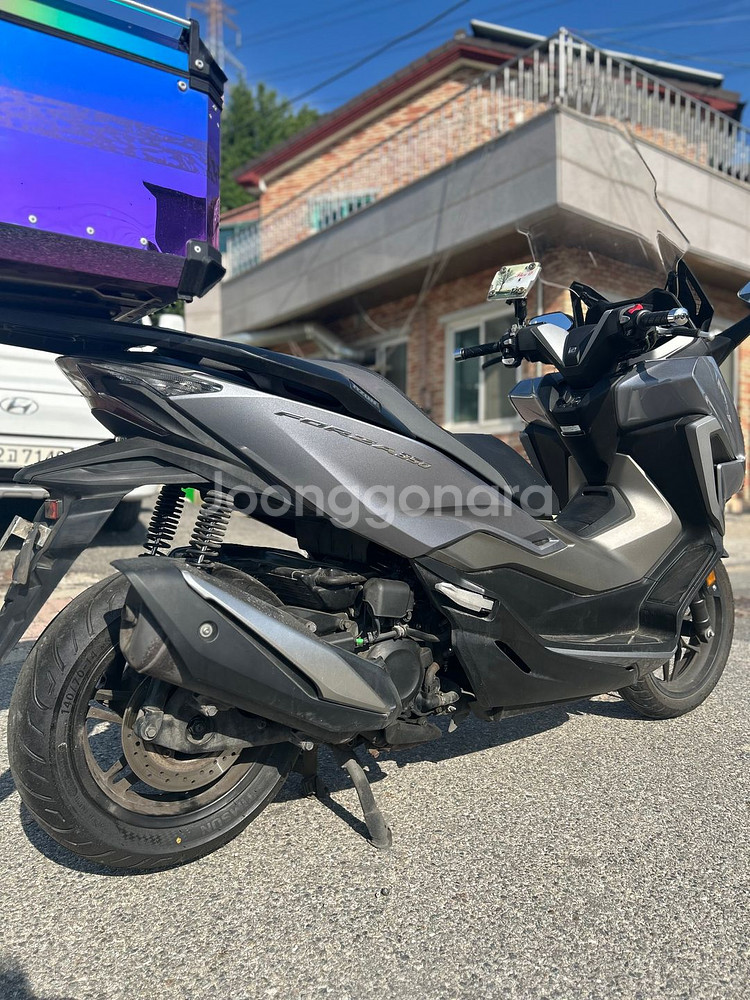 포르자350 21년 3만 배달세팅o 저렴하게 판매합니다--9