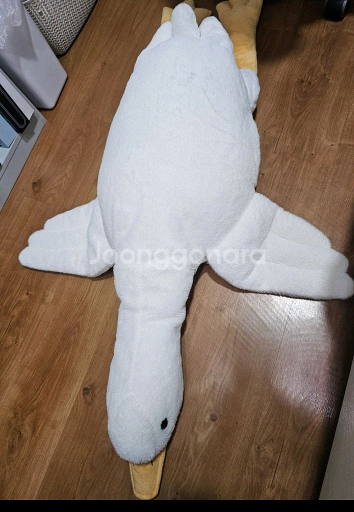 큰 흰색 오리 인형(구스) 130cm--0