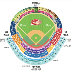 6월 27일 금요일 ssg 랜더스 한화이글스 연석